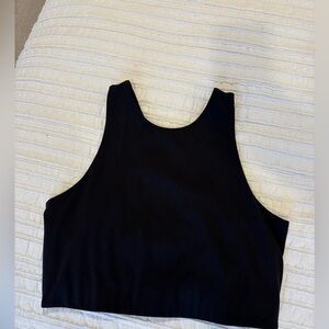 Girlfriend Collective Long Line Black Sports Bra in Size XL